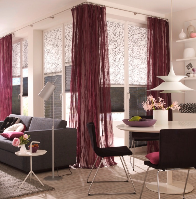 Плиссе стандартных форм