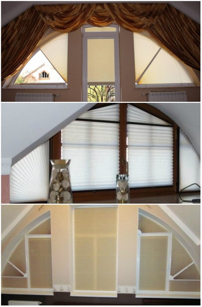 Плиссе сложных форм