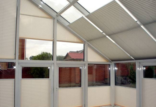 Потолочные плиссе