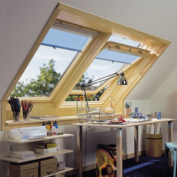 Плиссе на мансардные окна