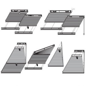 Потолочные плиссе