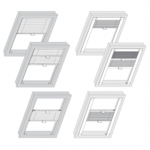 Плиссе на мансардные окна