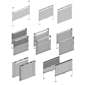 Плиссе стандартных форм